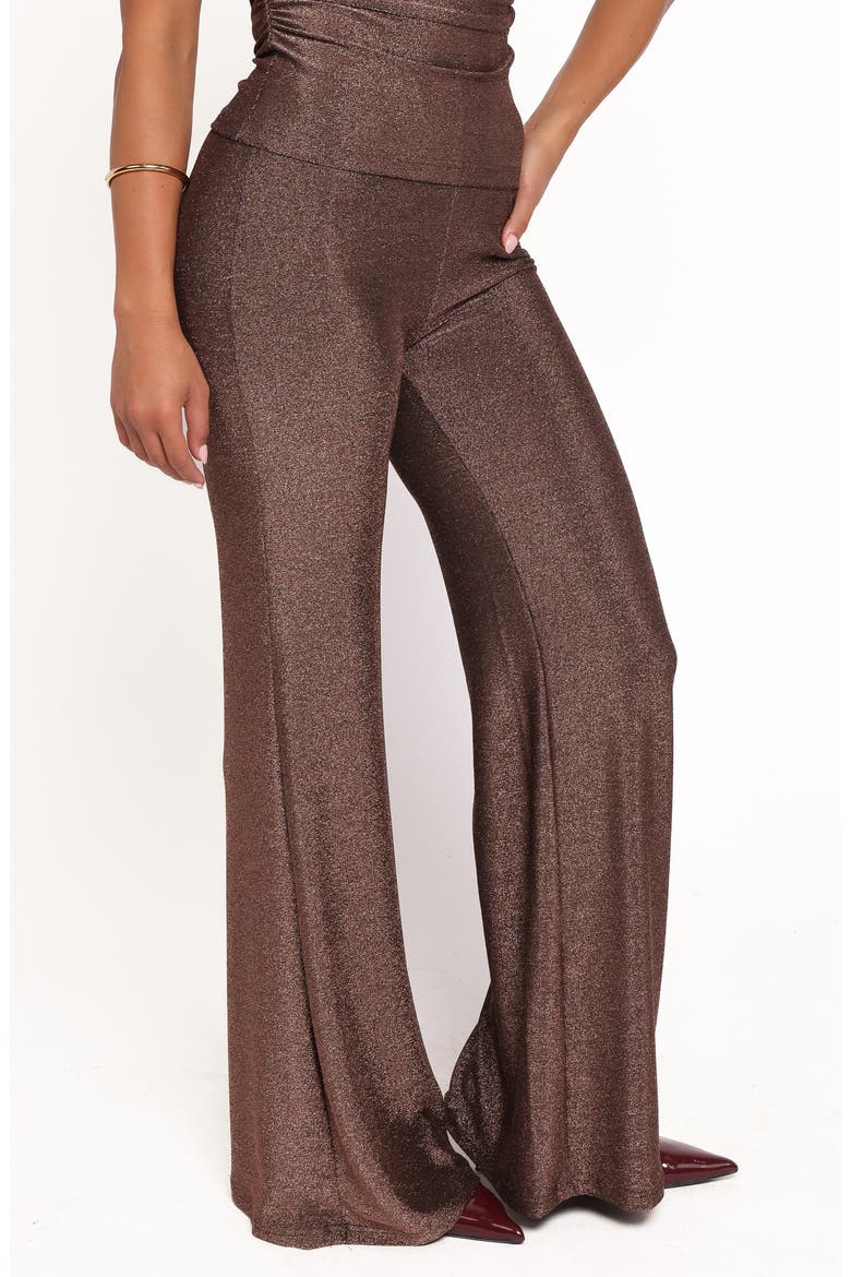 Sydney Wide Leg Pants, Alternate, color, BRONZE
