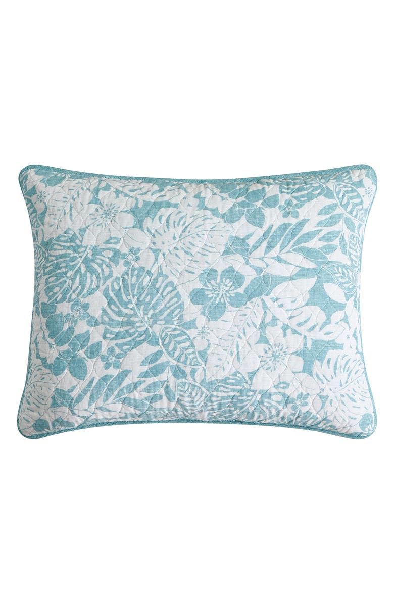 Tommy Bahama Laguna Beach 3-Piece Quilt Set, Alternate, color, Bahama Blue