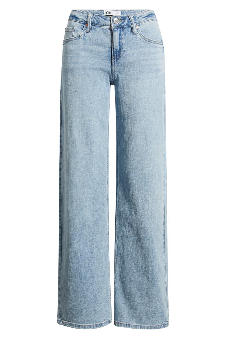 Britney Low Rise Wide Leg Jeans, Alternate, color, SKY BLUE
