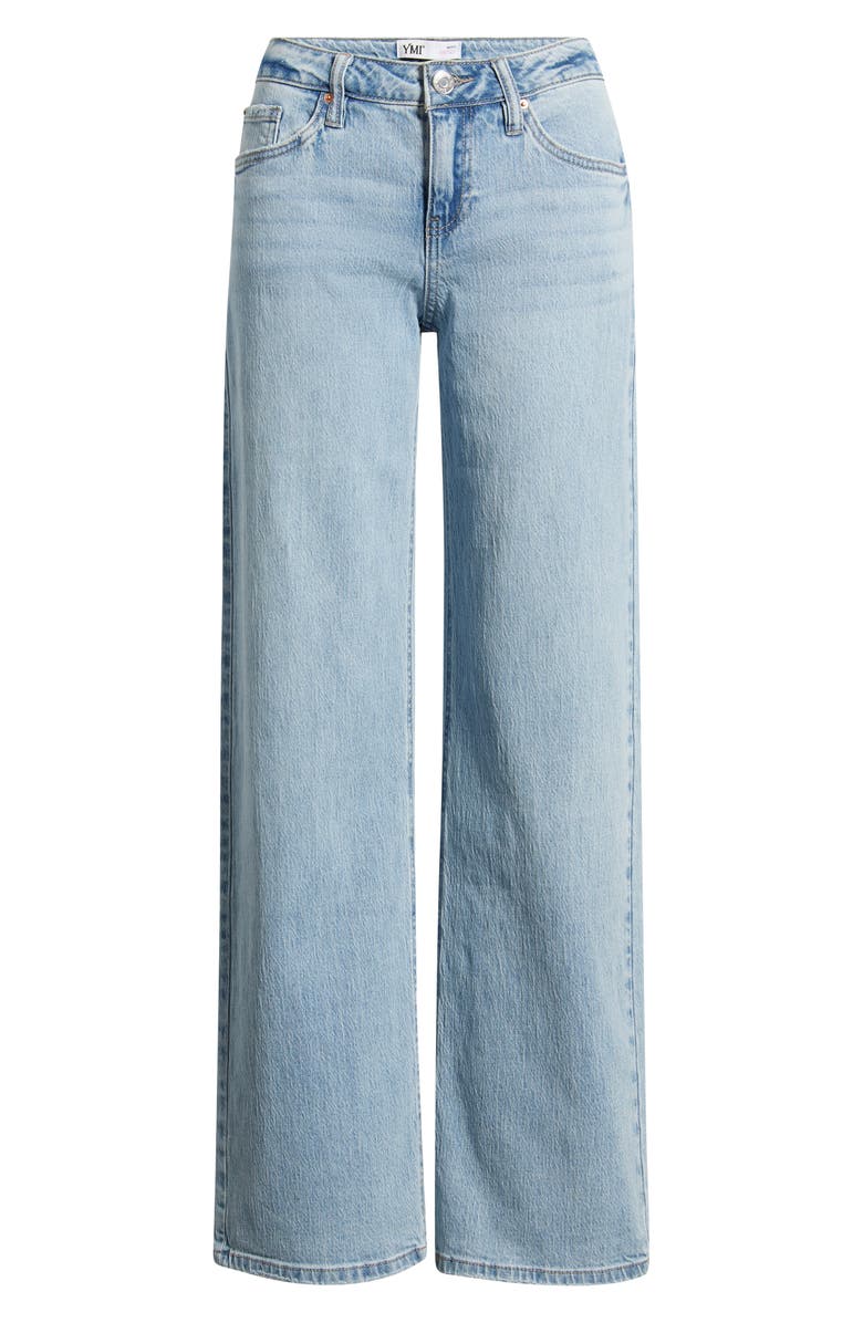 YMI Britney Low Rise Wide Leg Jeans, Main, color,