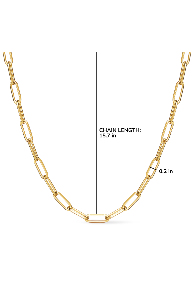 Ana Luisa Link Chain Necklace - Laura Bold, Alternate, color, Gold