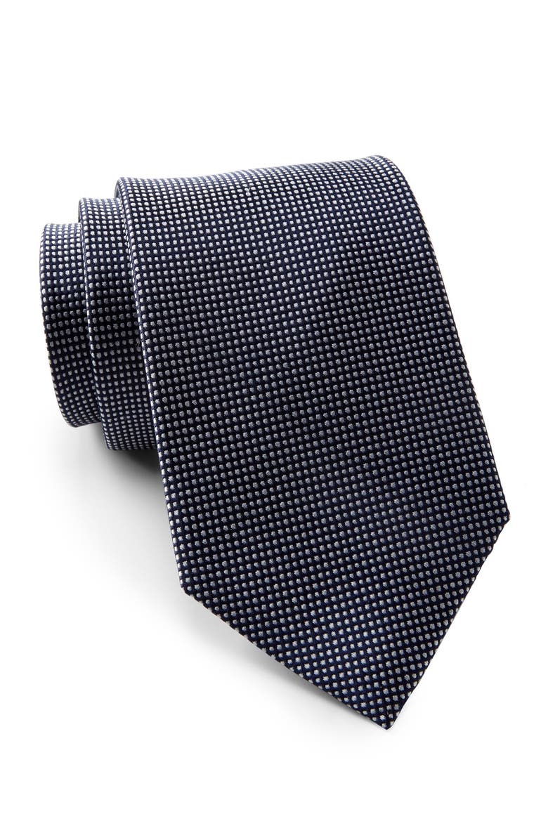 Tommy Hilfiger Silk Textured Non-Solid Tie, Main, color, 