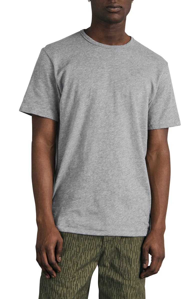 rag & bone Men's Classic Flame Slub Cotton T-Shirt, Main, color, 