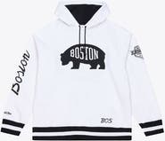 Mitchell & Ness Men's Mitchell & Ness  White Boston Bruins Arctic Fleece Hoodie