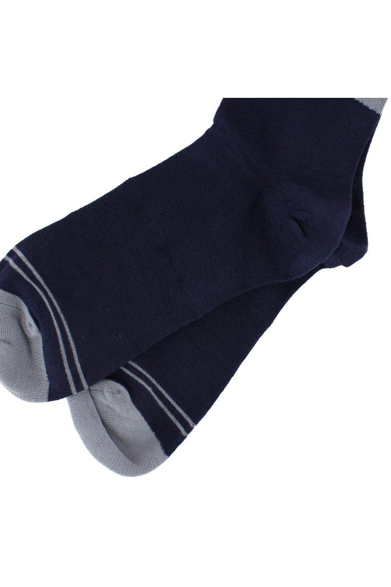 Men's Circle Patch Mid-Calf Premium Novelty Dress Socks, Alternate, color, Navy Blue