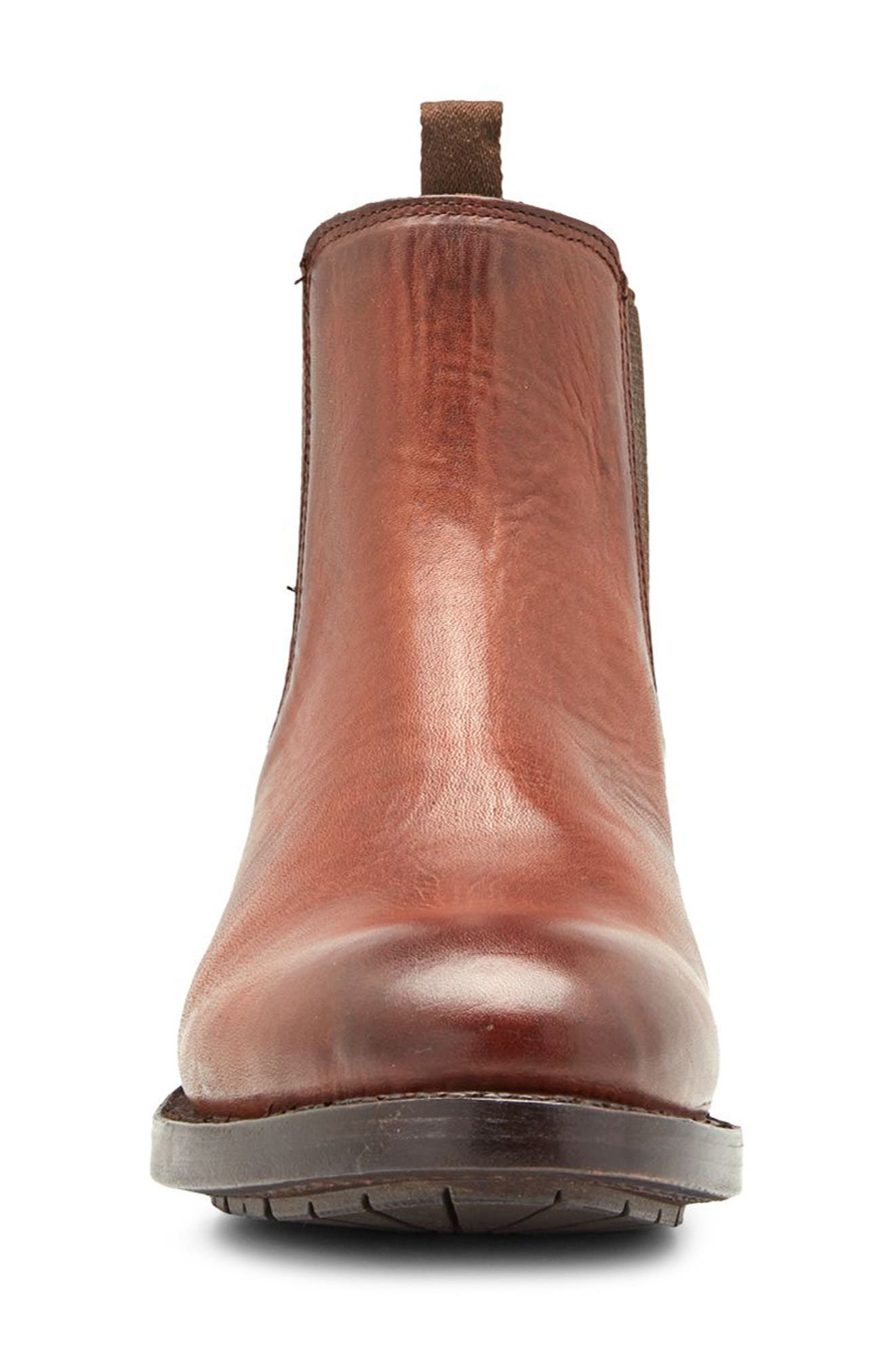 Frye Bowery Chelsea Boot, Alternate, color, Cognac