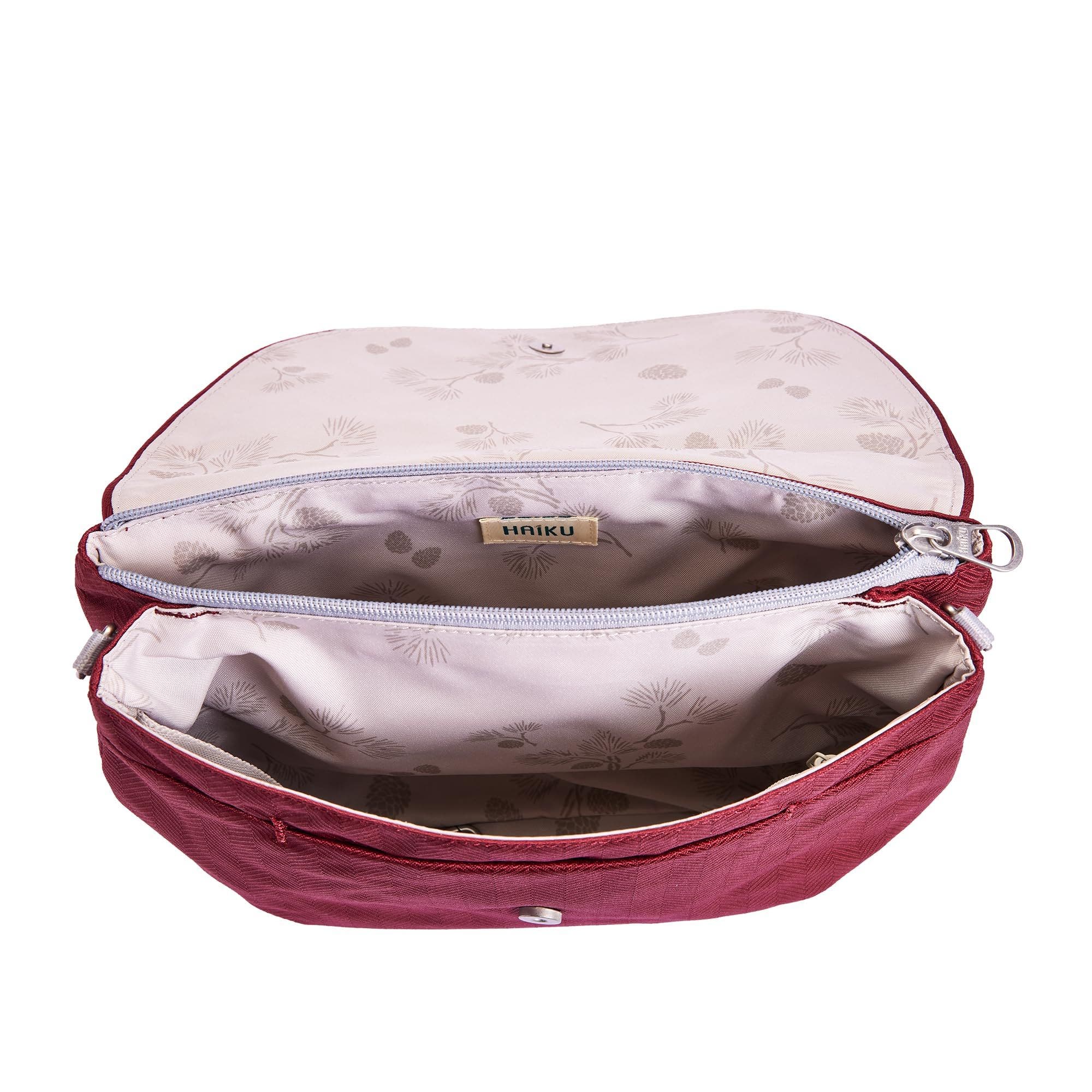 Bliss RFID Blocking Crossbody Saddle Bag, Alternate, color, Rosewood