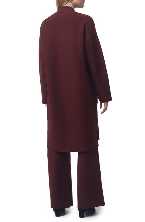 Splendid X @cellajaneblog Sleek Coatigan In Burgundy