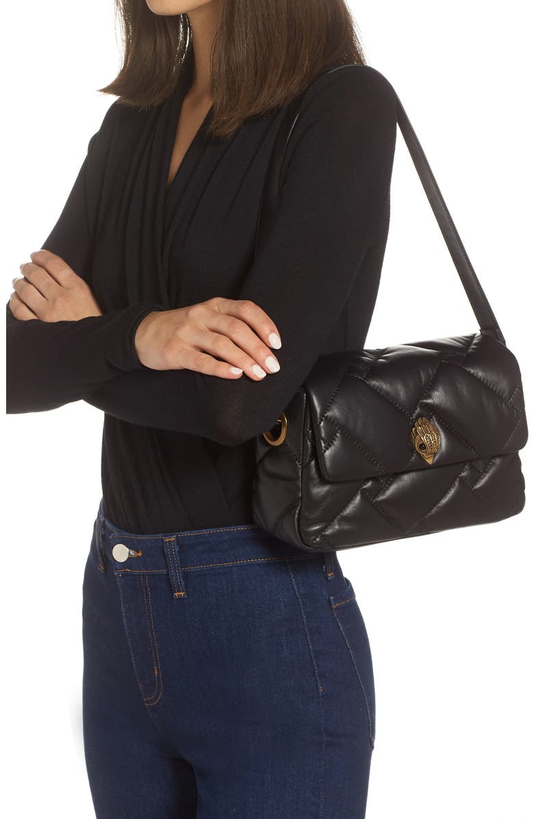 Kurt Geiger London Medium Kensington Soft Quilted Leather Shoulder Bag, Alternate, color,