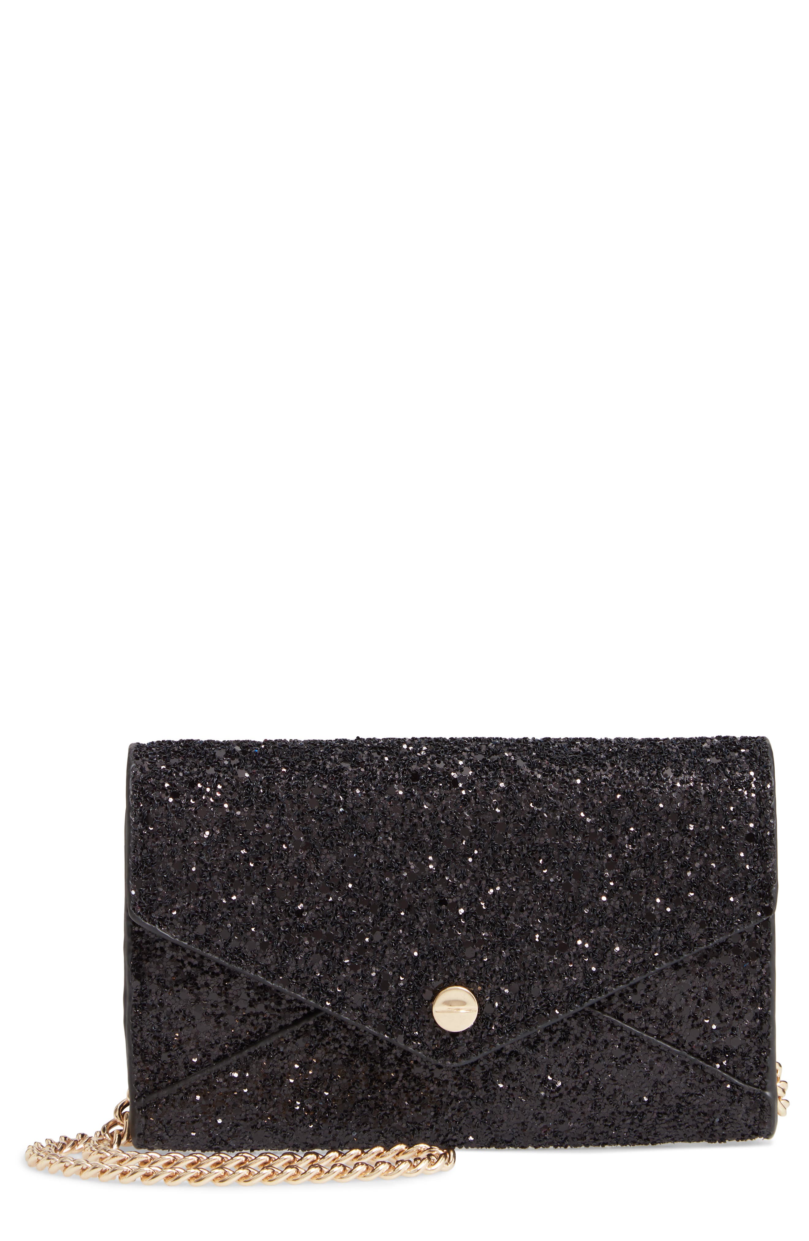 Mali + Lili Josie Glitter Crossbody Bag, Main, color, 