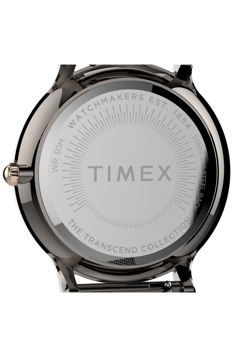Timex<sup>®</sup> Transcend Mesh Strap Watch, 38mm, Alternate, color, 