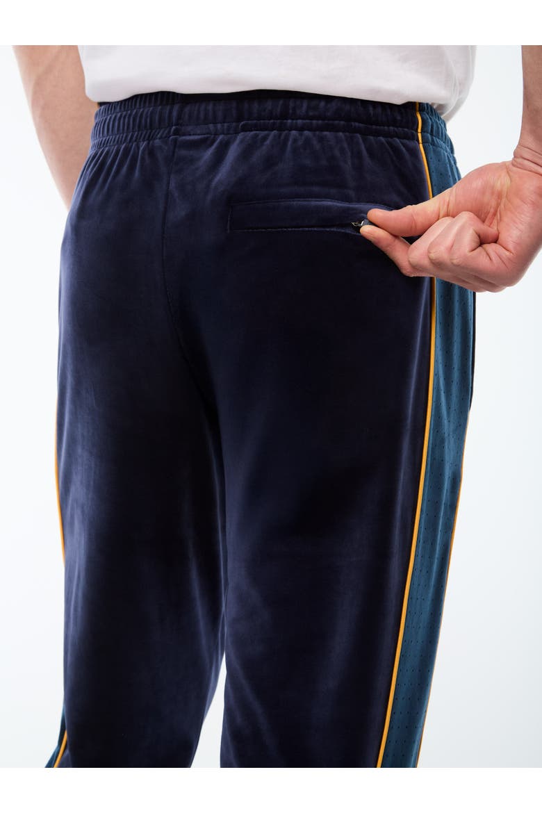 Forato Velour Track Pant, Alternate, color, MARITIME BLUE