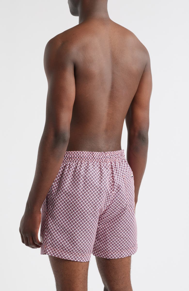 BOSS Vibe Swim Trunks, Alternate, color, Bright Pink
