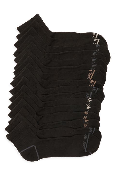 8-Pack Assorted Terry Quarter Socks