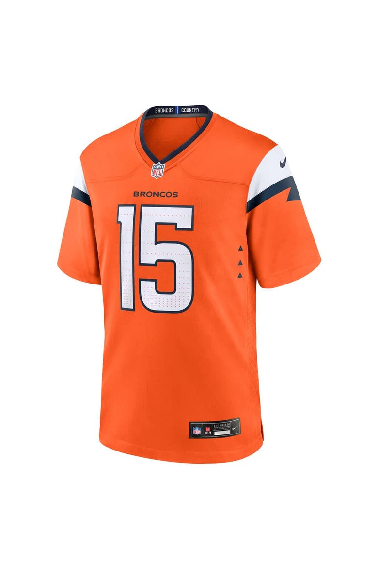 Men's Nike Nik Bonitto  Orange Denver Broncos Team Game Jersey, Alternate, color, Orange