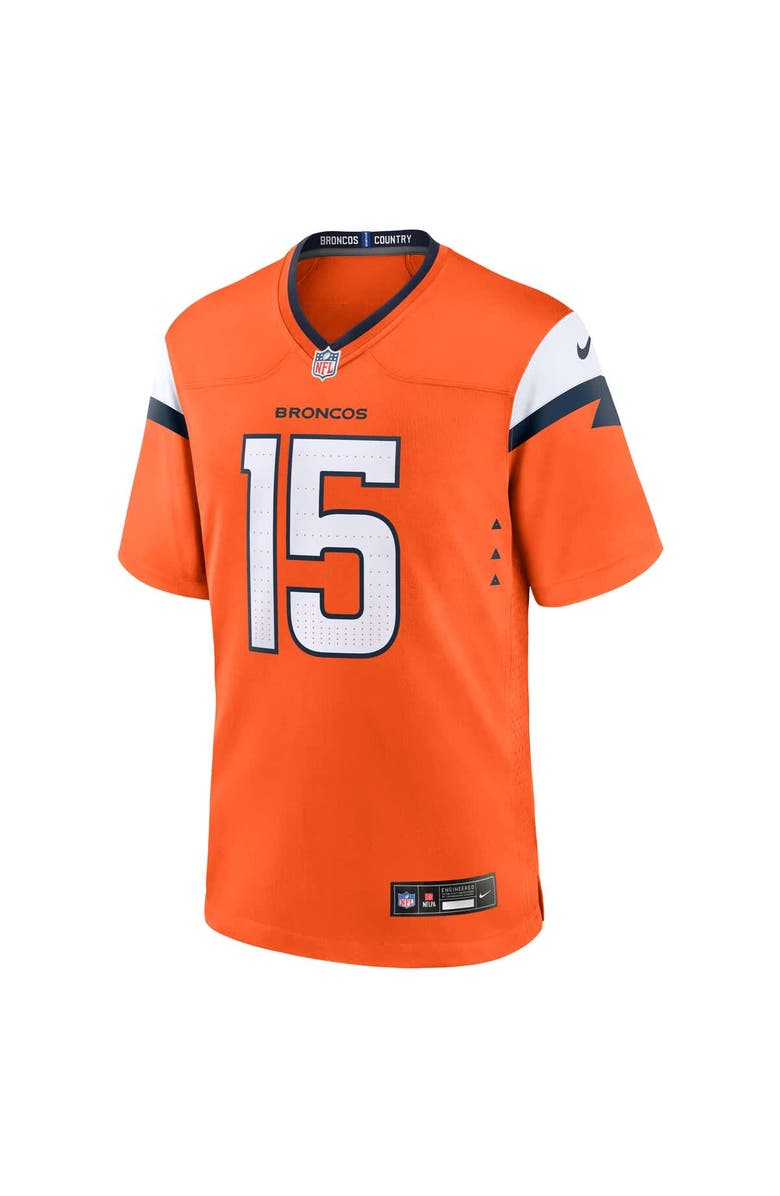 Nike Men's Nike Nik Bonitto  Orange Denver Broncos Team Game Jersey, Alternate, color, Orange