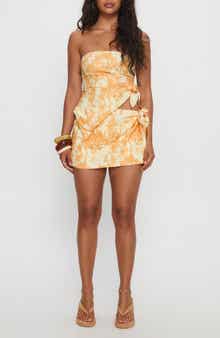 Princess Polly High Vibration Strapless Wrap Shell