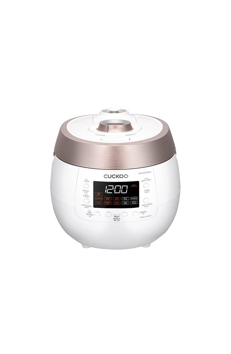 Cuckoo 6-Cup (Uncooked) / 12-Cup (Cooked) Twin Pressure Rice Cooker, Main, color, White