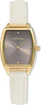 Ettika Classic Leather Strap Watch
