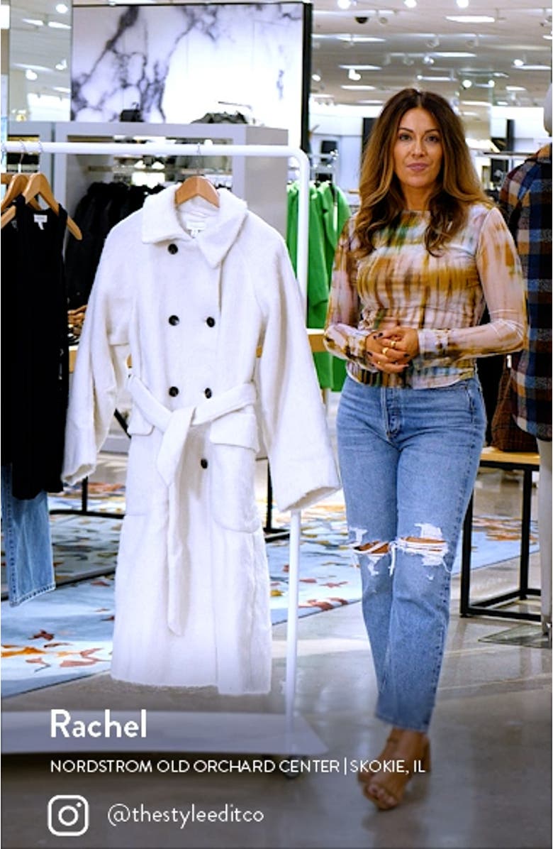 Double Breasted Tie Waist Trench Coat, sales video thumbnail