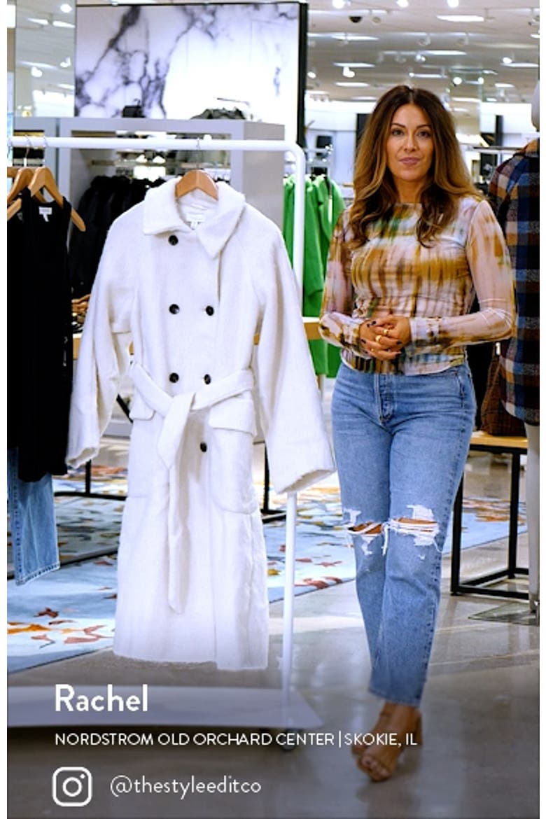 Double Breasted Tie Waist Trench Coat video
