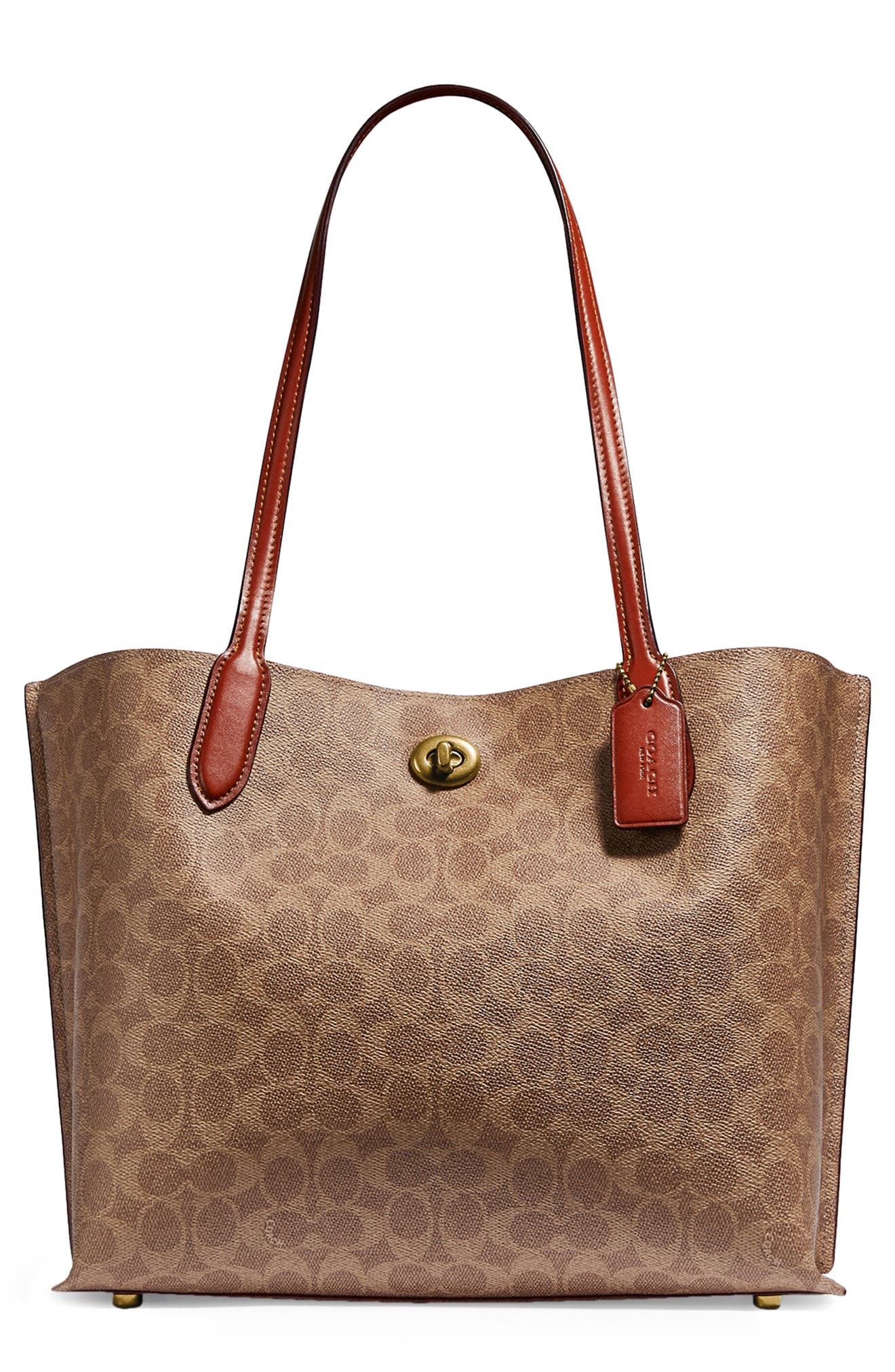 COACH Willow Signature Canvas Tote Bag, Main, color, 