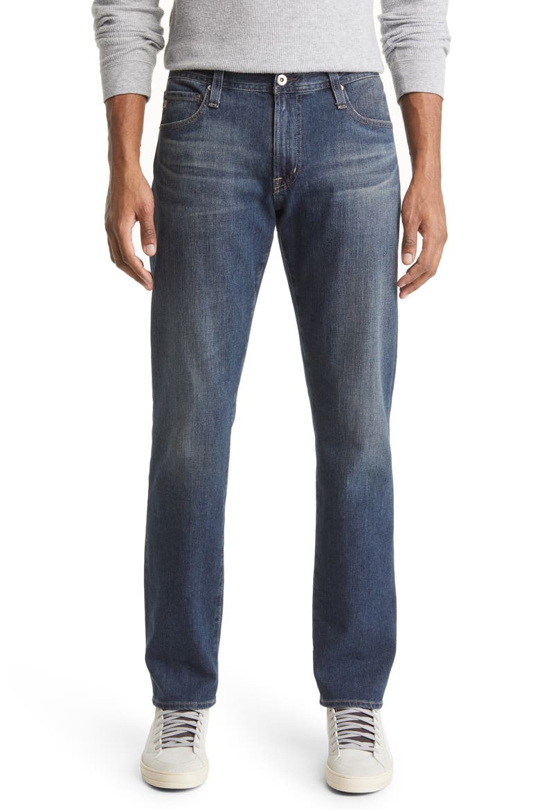 Graduate Straight Leg Jeans, Main, color, SUMMIT POINT