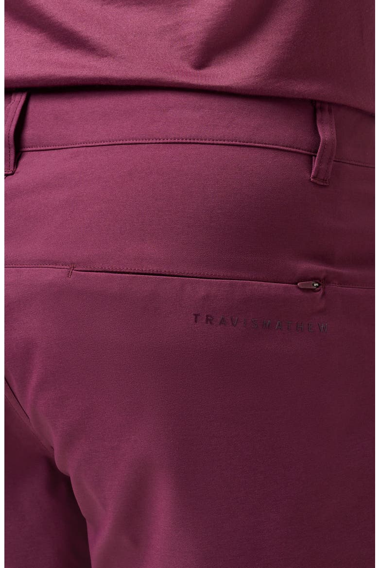 Sport Mode Twill Shorts, Alternate, color, MAUVE WINE