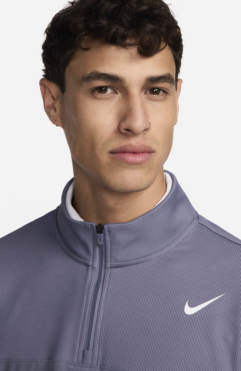 Nike Dri-FIT Golf Club Quarter Zip Pullover, Alternate, color, Light Carbon/ White
