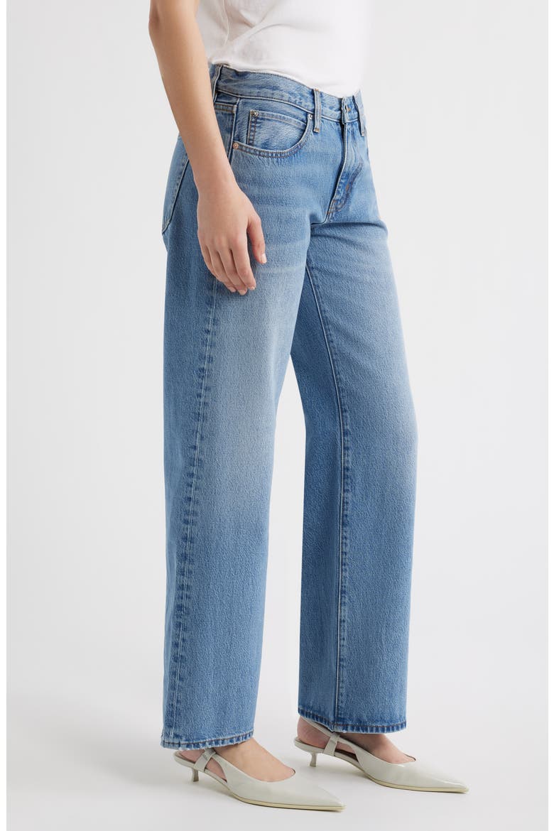 The Saturday Low Rise Relaxed Straight Leg Jeans, Alternate, color, STATIC