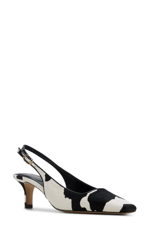 Gabrielle Calf Hair Slingback Pump (Women)