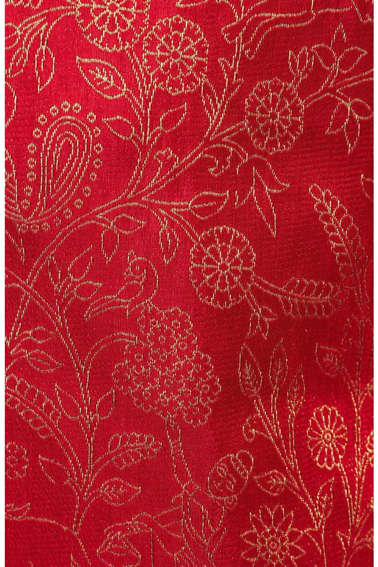 Rosavelle Jacquard Salwar Kameez, Alternate, color, Red