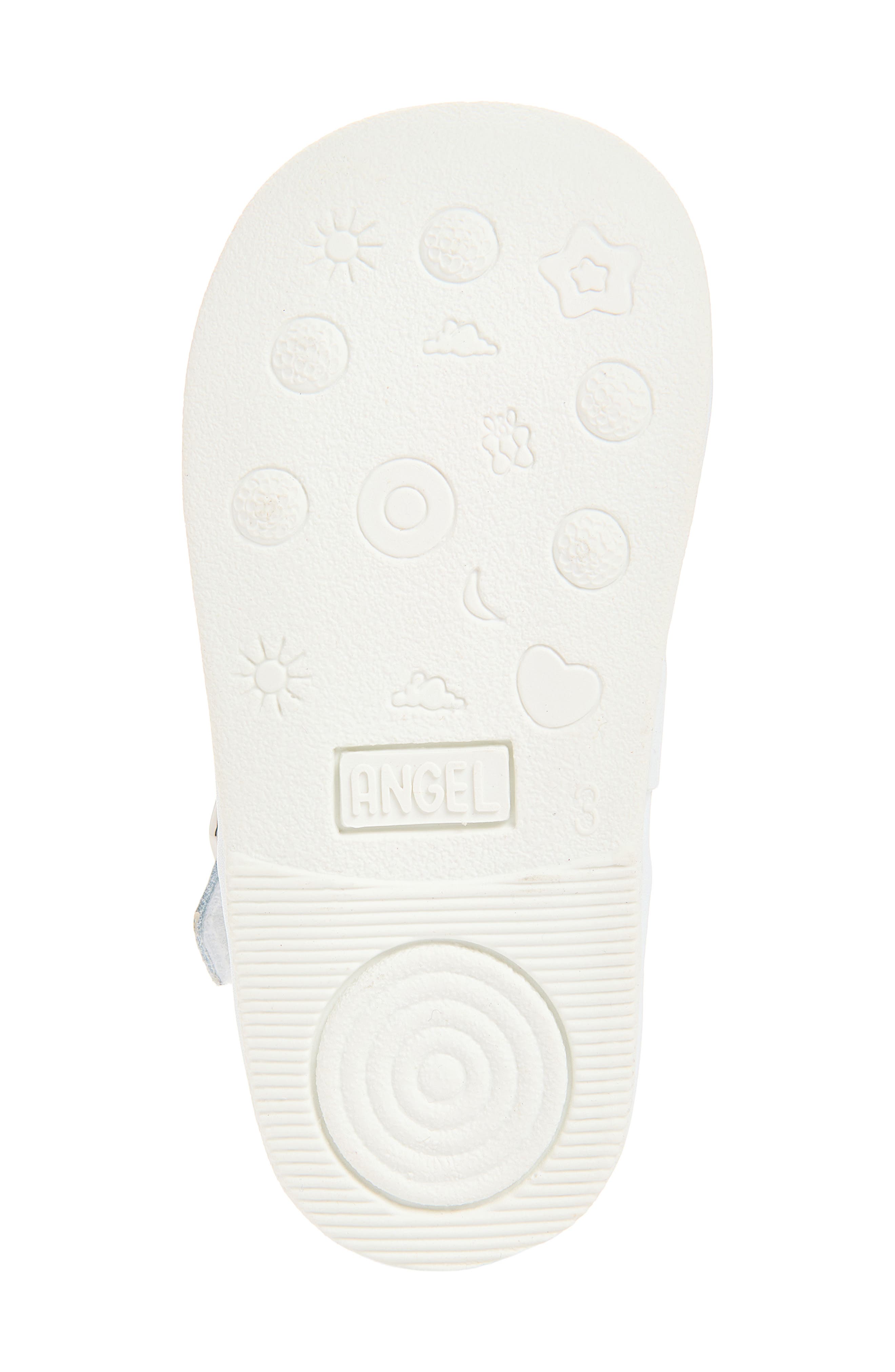 Kids' Scarlett Scalloped Mary Jane, Alternate, color, WHITE