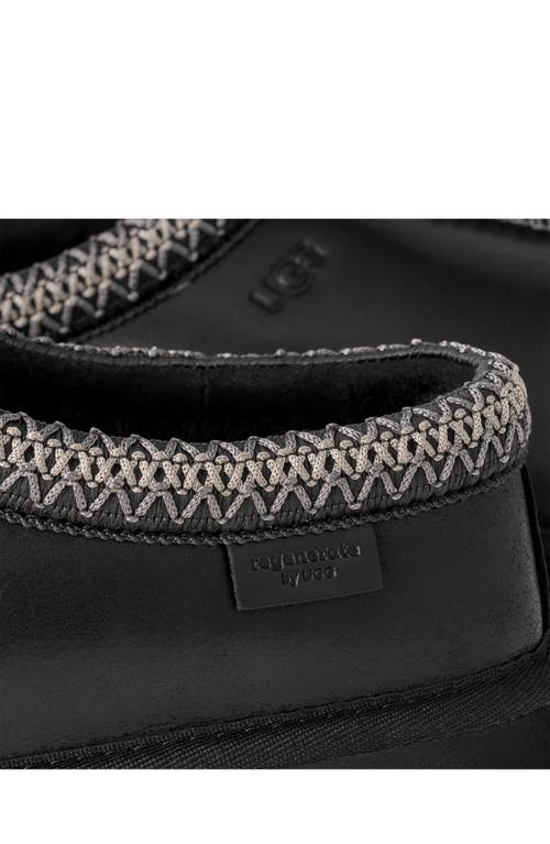 Ugg(r) Tasman Leather Slipper In Black