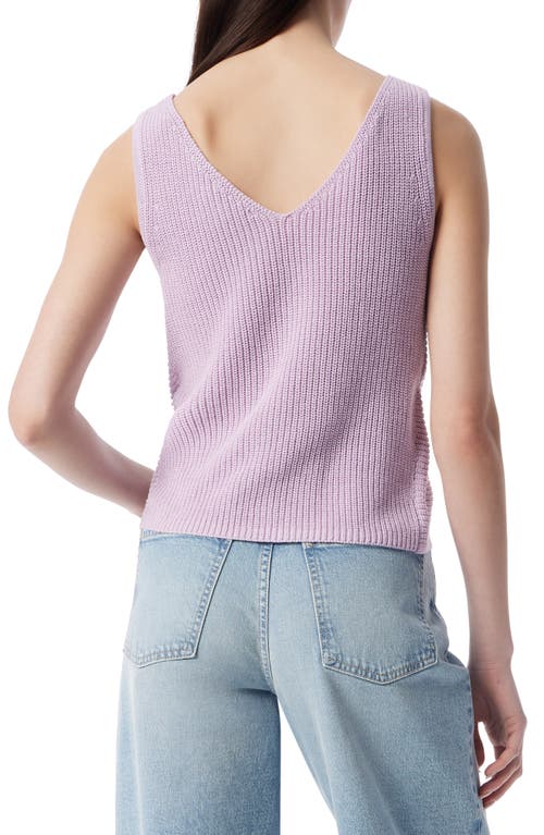 Robert Rodriguez Joyce Twist Front Knit Tank In Purple