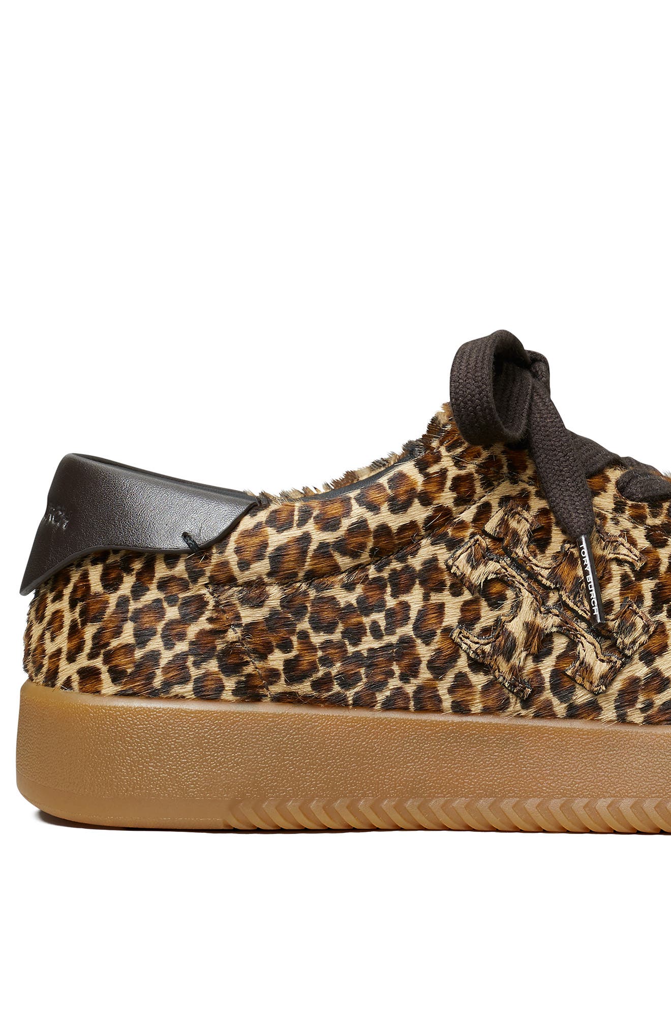 Tory Burch Phoenix Genuine Calf Hair Sneaker, Alternate, color, Leopard Print Calf Hair