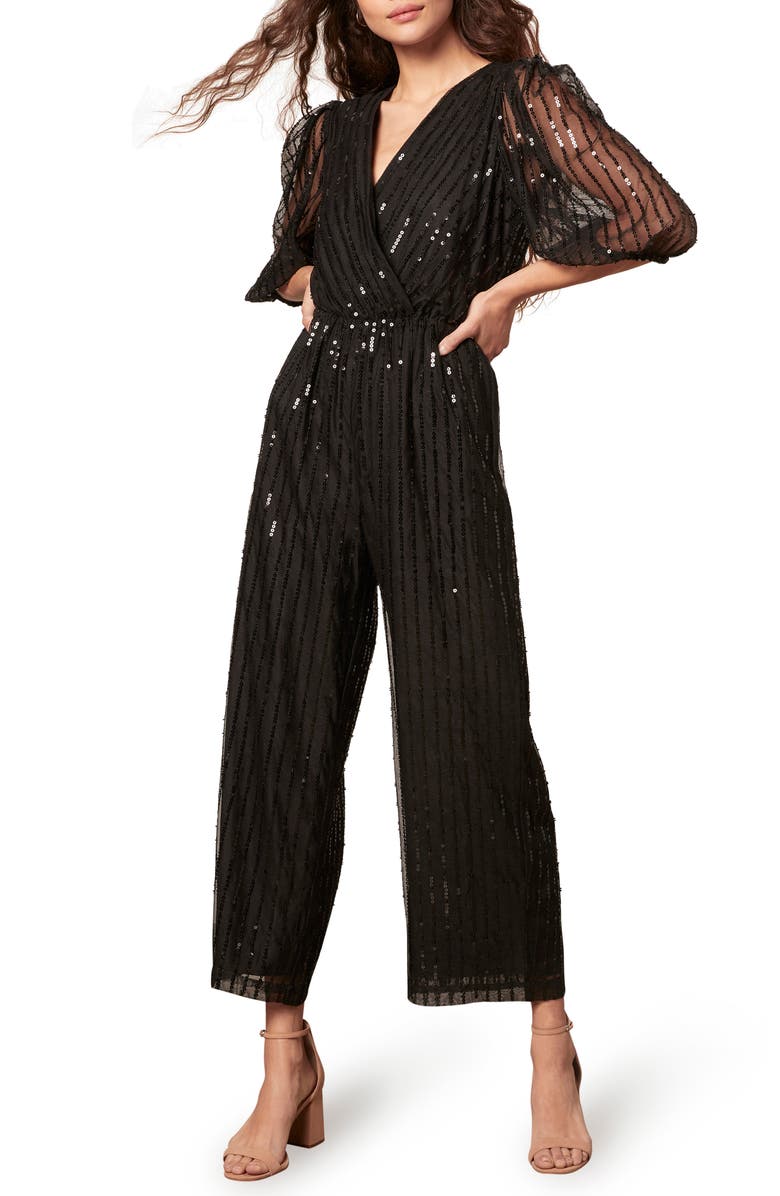 BB Dakota by Steve Madden Shine Line Jumpsuit, Main, color,