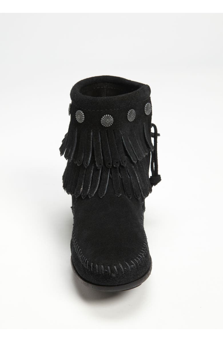 Minnetonka Double Fringe Boot, Alternate, color,