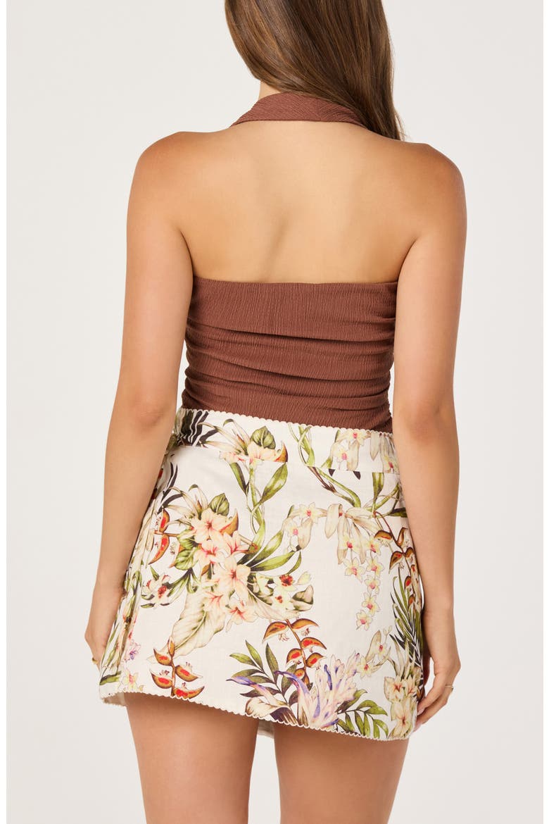 Tate Halter Top, Alternate, color, BROWN