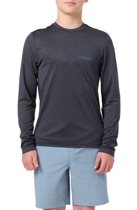 Kids' TRVLR Stacked Long Sleeve Performance T-Shirt (Big Kid)