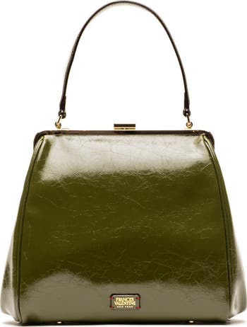 Katherine Frame Leather Handbag