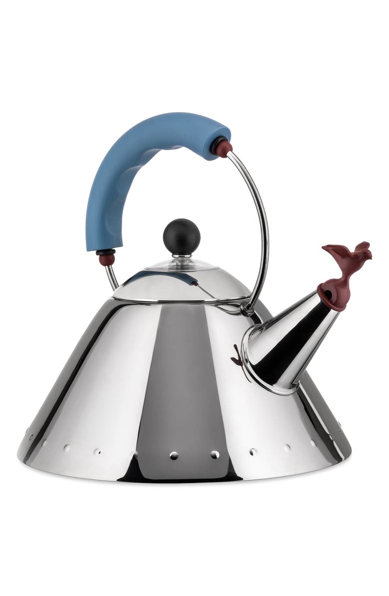 ALESSI Michael Graves Tea Kettle, Alternate, color, Blue
