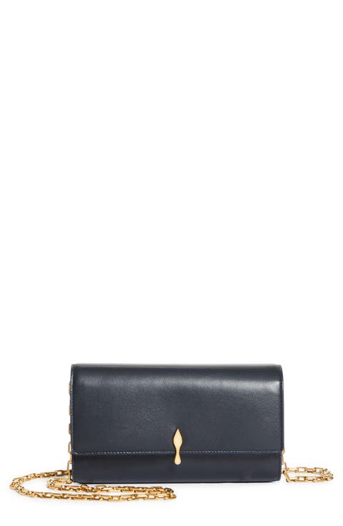 Bettina Leather Wallet on a Chain