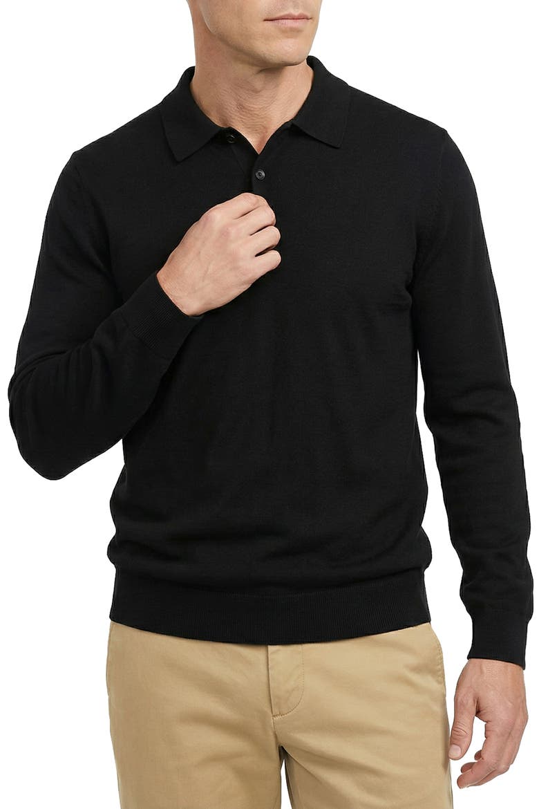 12GG Cashmere Quarter Zip Sweater, Main, color, BLACK