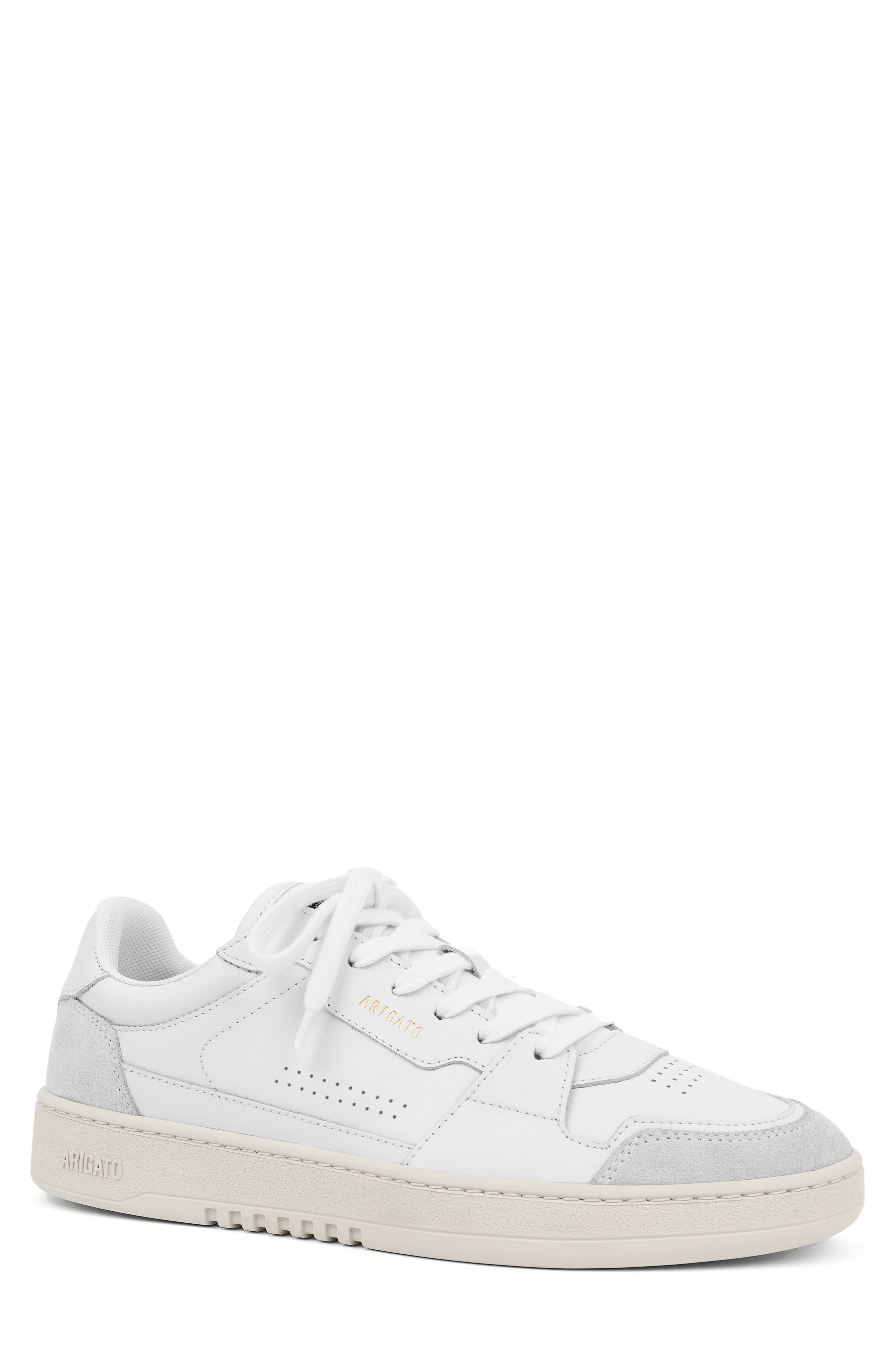 Dice Lo Leather Sneaker, Main, color, WHITE