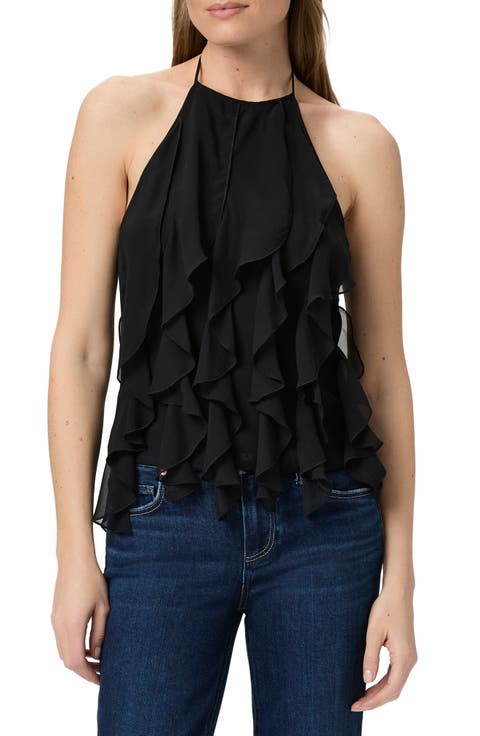 Ciao Ruffle Halter Top