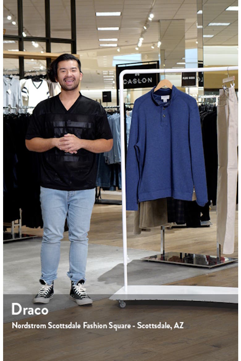 Flip Coast Reversible Snap Neck Henley Pullover video