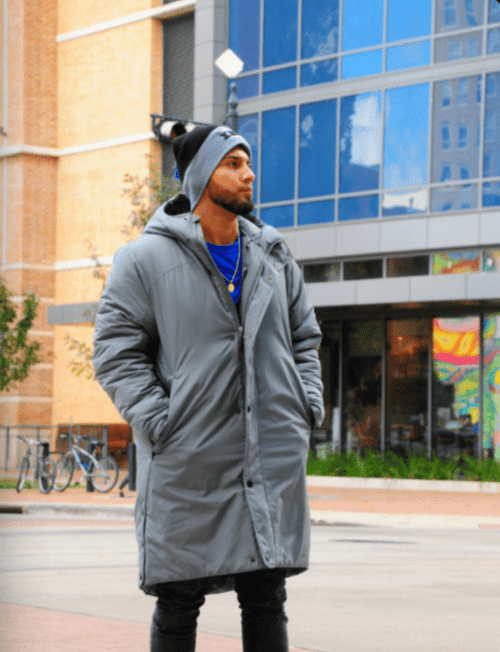 Benben Adult Bench Coat Parka In Black