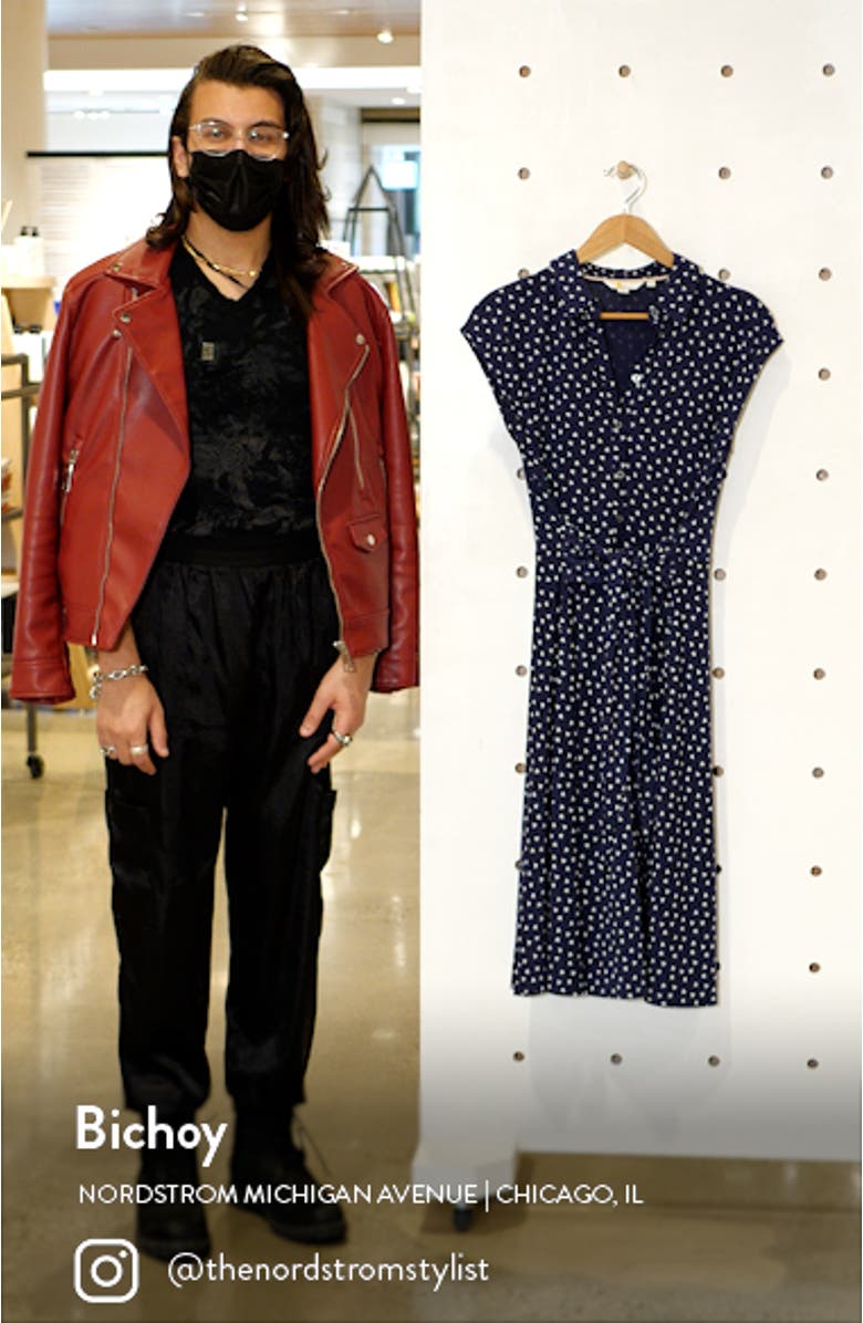 Althea Jersey Shirtdress, sales video thumbnail