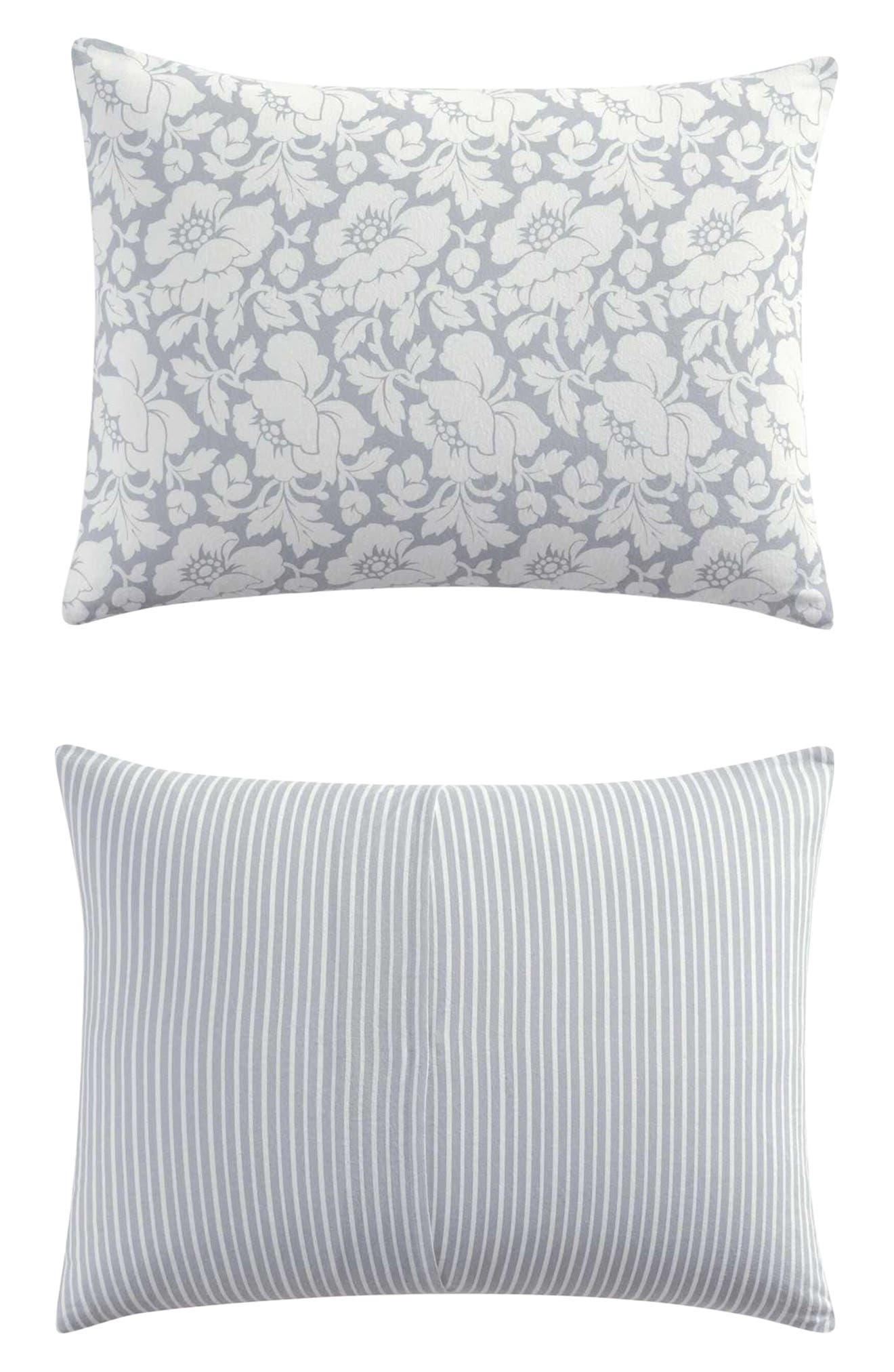 MARTHA STEWART Copper Floral Stripe Comforter Set | Nordstromrack